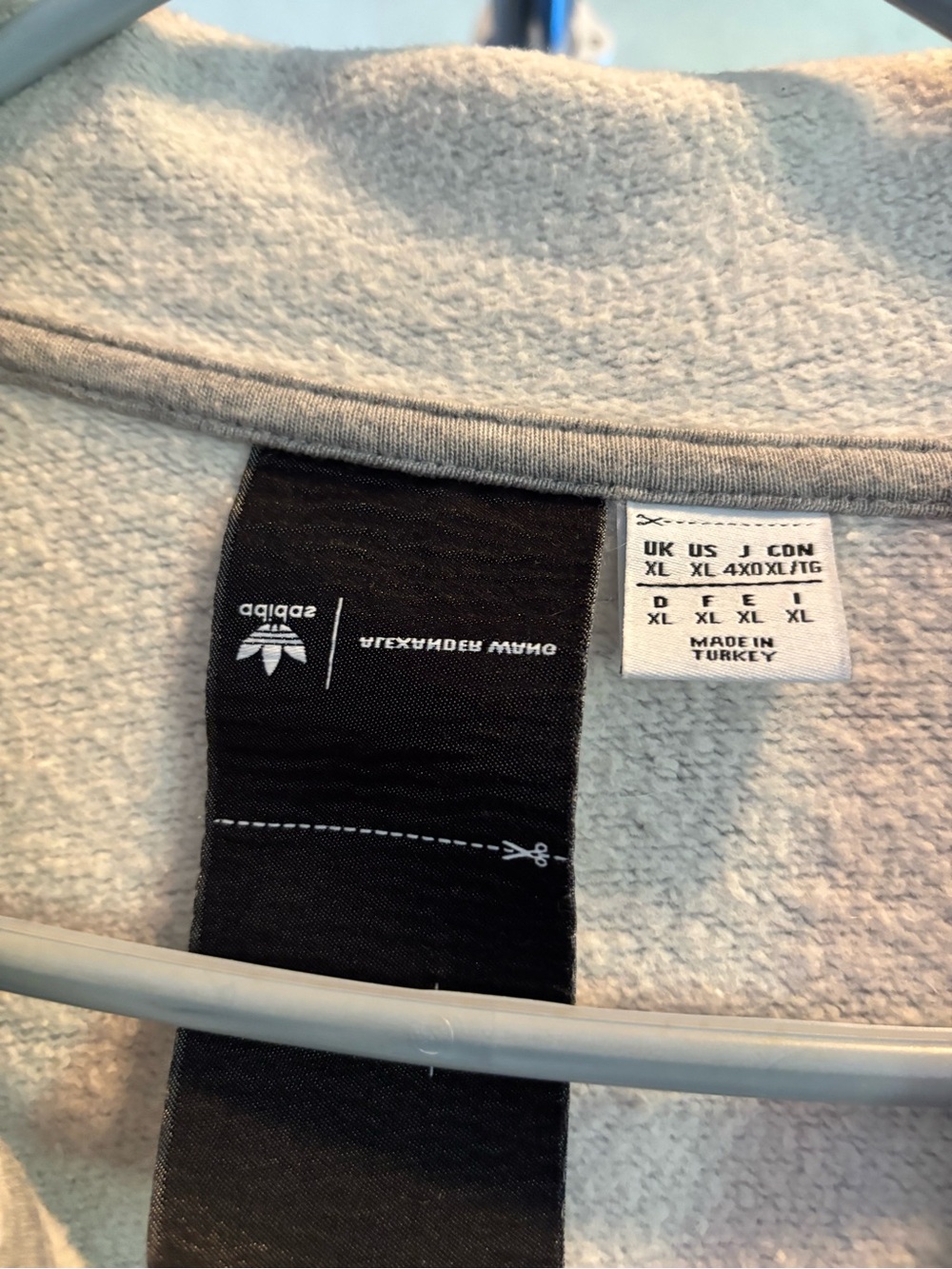 adidas Light Gray Fleece-Lined Shirt Jacket
